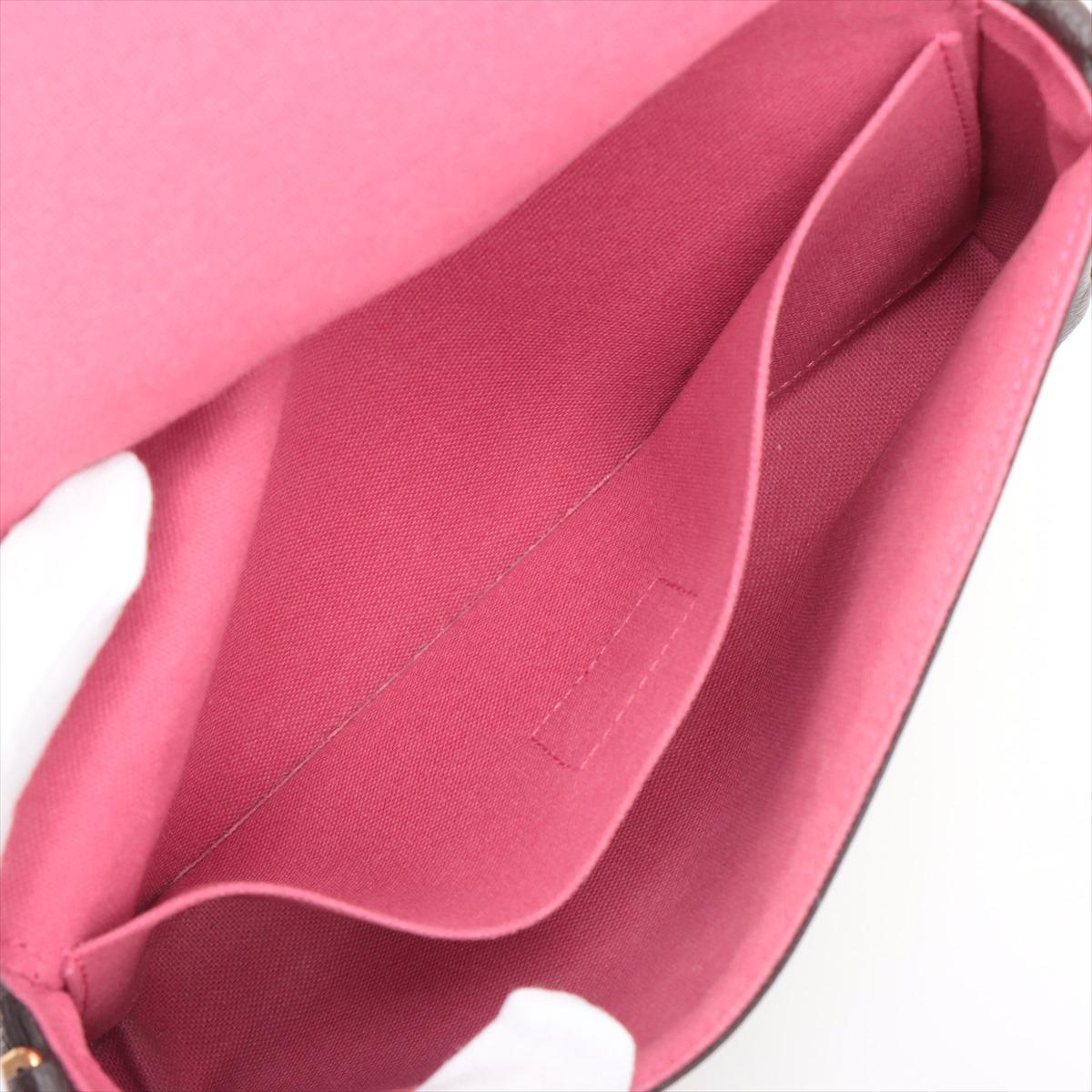 Louis Vuitton Monogram Pochette Felicie Vivienne Hollywood Fuchsia Pink For Sale 4