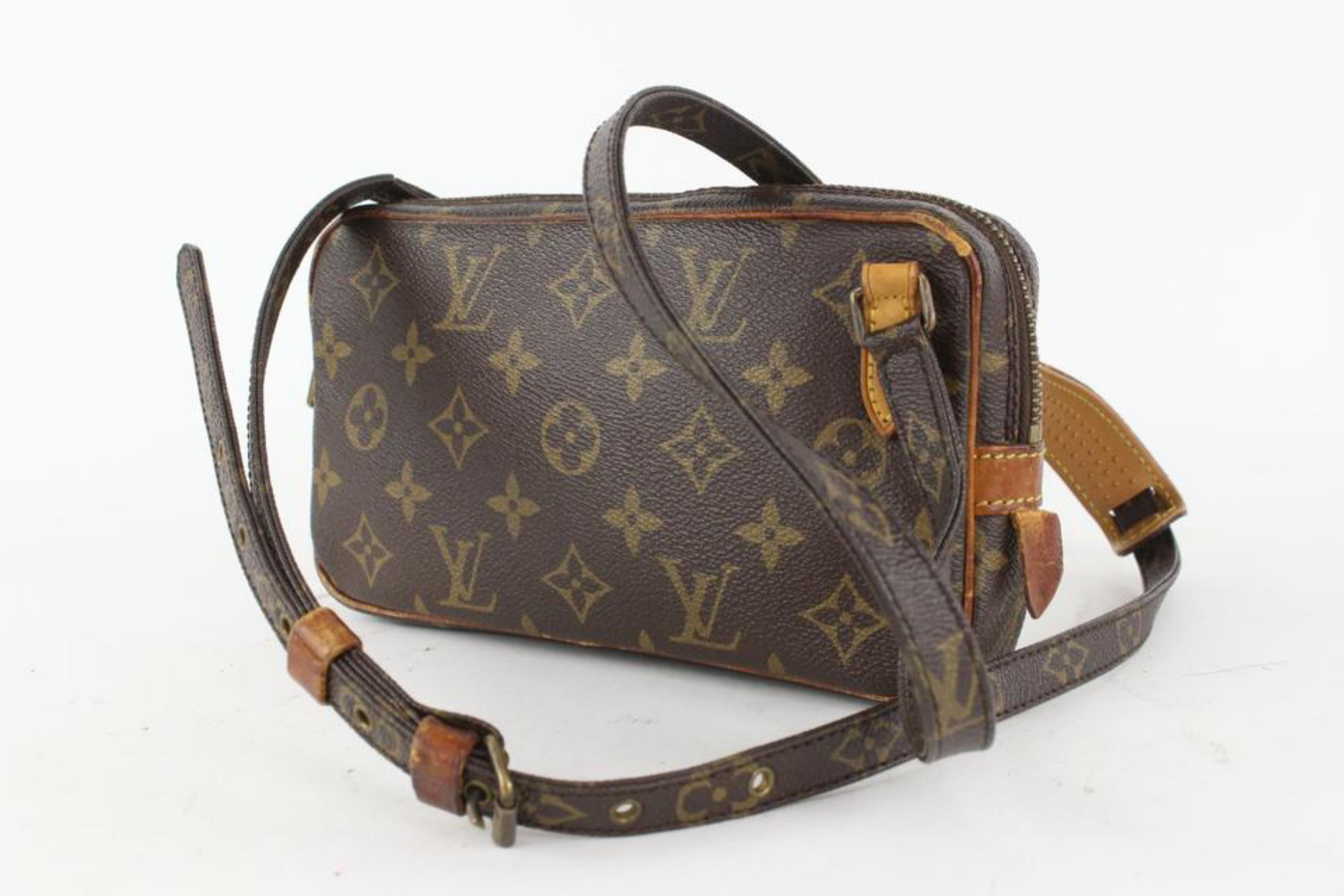 Louis Vuitton - Pochette Marly - Bandoulière avec monogramme 11lv104 en vente 2