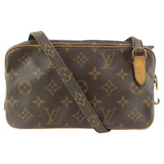 Louis Vuitton Pochette Marly Bandoulière 16lv33 avec monogramme