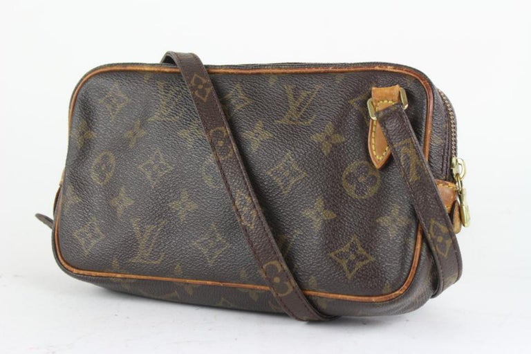 Louis Vuitton Monogram Pochette Marly Bandouliere 8LV1018 For Sale