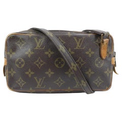 Used Louis Vuitton Monogram Pochette Marly Bandouliere Crossbody 29lv127s