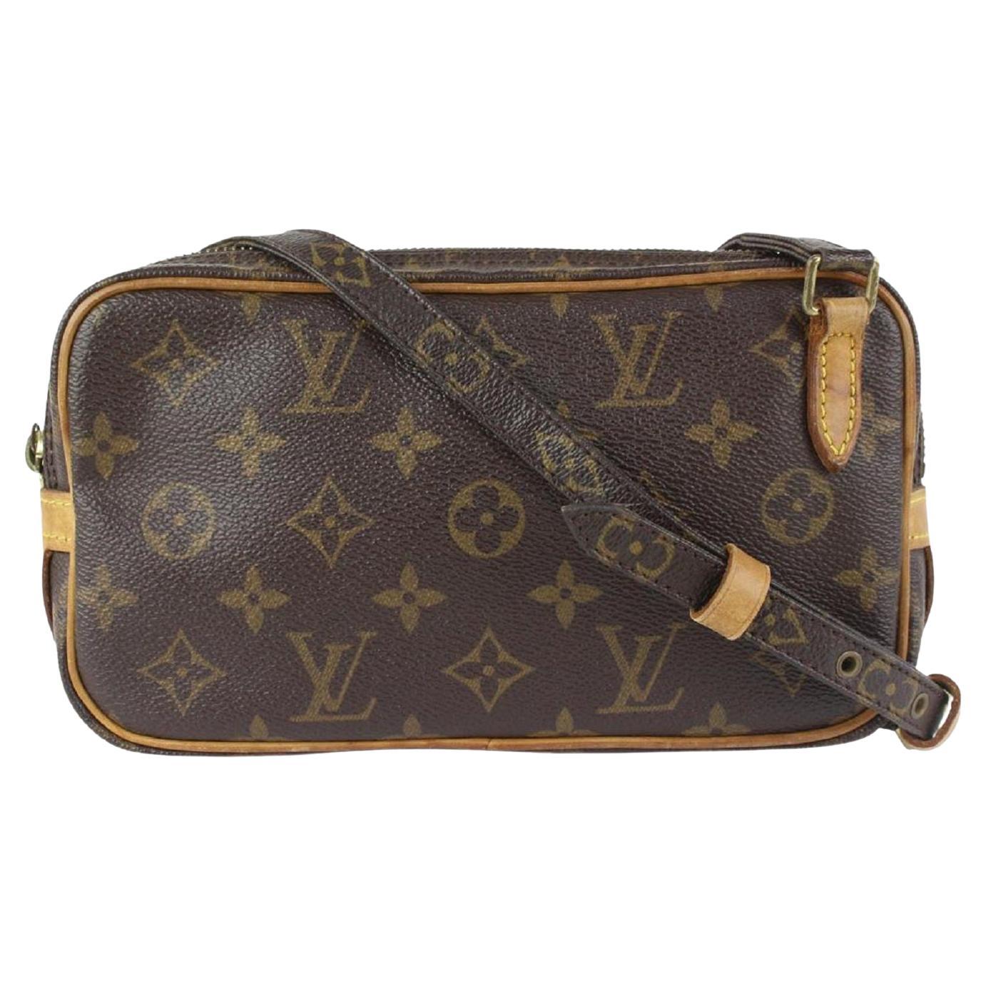 Louis Vuitton - Sac à bandoulière « Bandoulière Marly » avec monogramme 101lv21 en vente