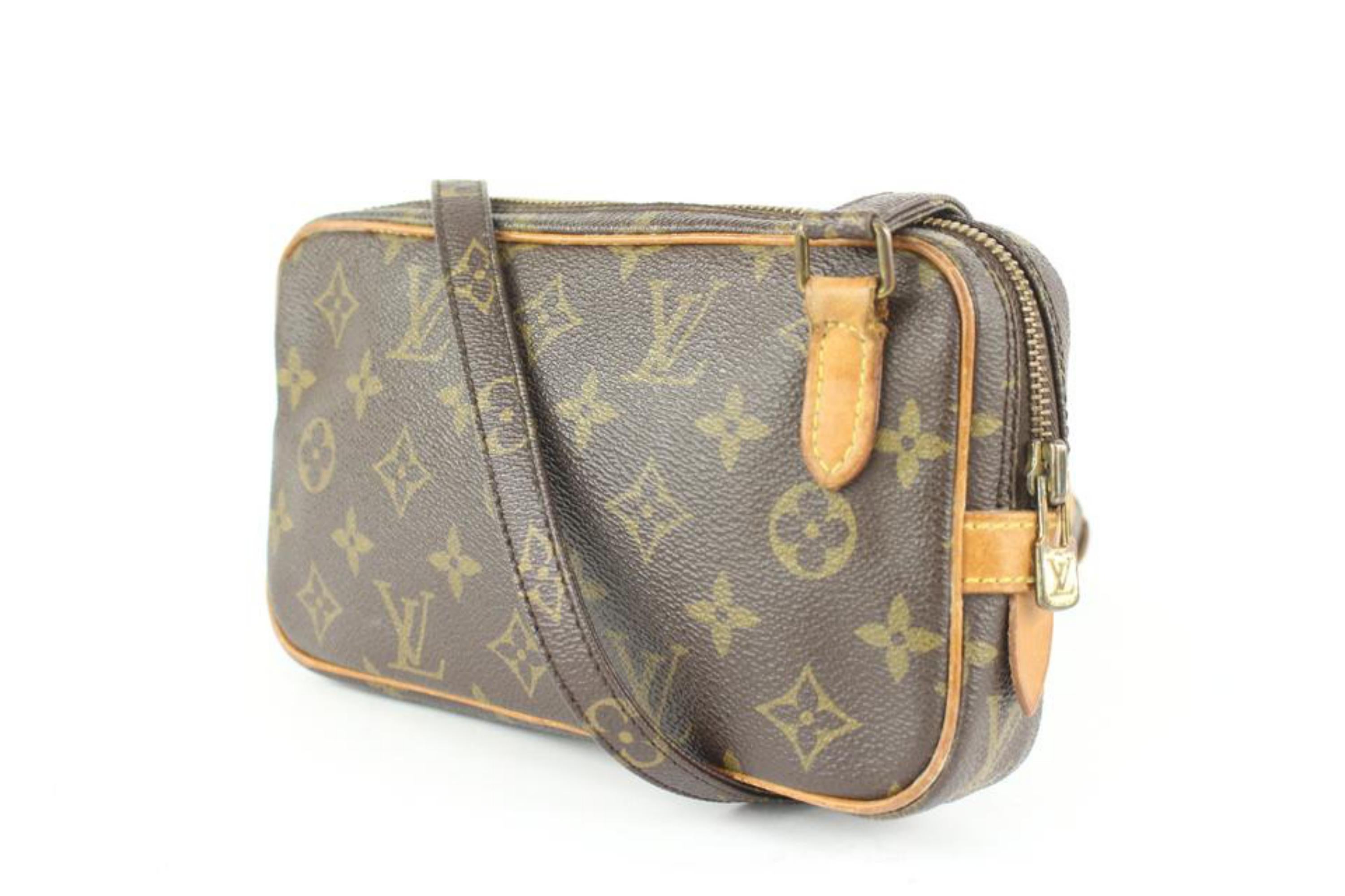 Louis Vuitton Monogram Pochette Marly Bandouliere Crossbody Bag 107lv31 For Sale 4