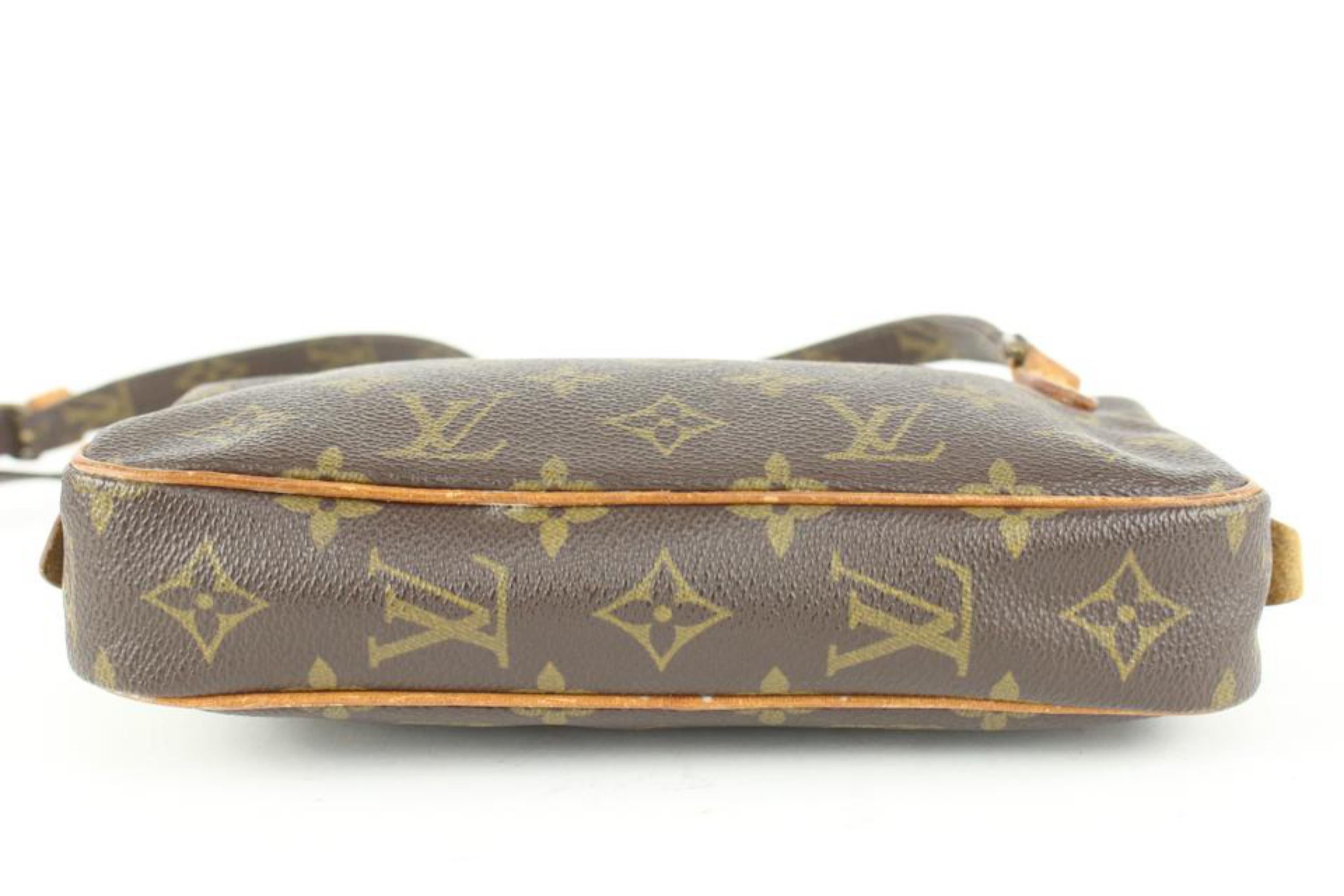 Gray Louis Vuitton Monogram Pochette Marly Bandouliere Crossbody Bag 107lv31 For Sale