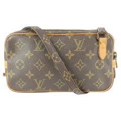 Vintage Louis Vuitton Monogram Pochette Marly Bandouliere Crossbody Bag 107lv31