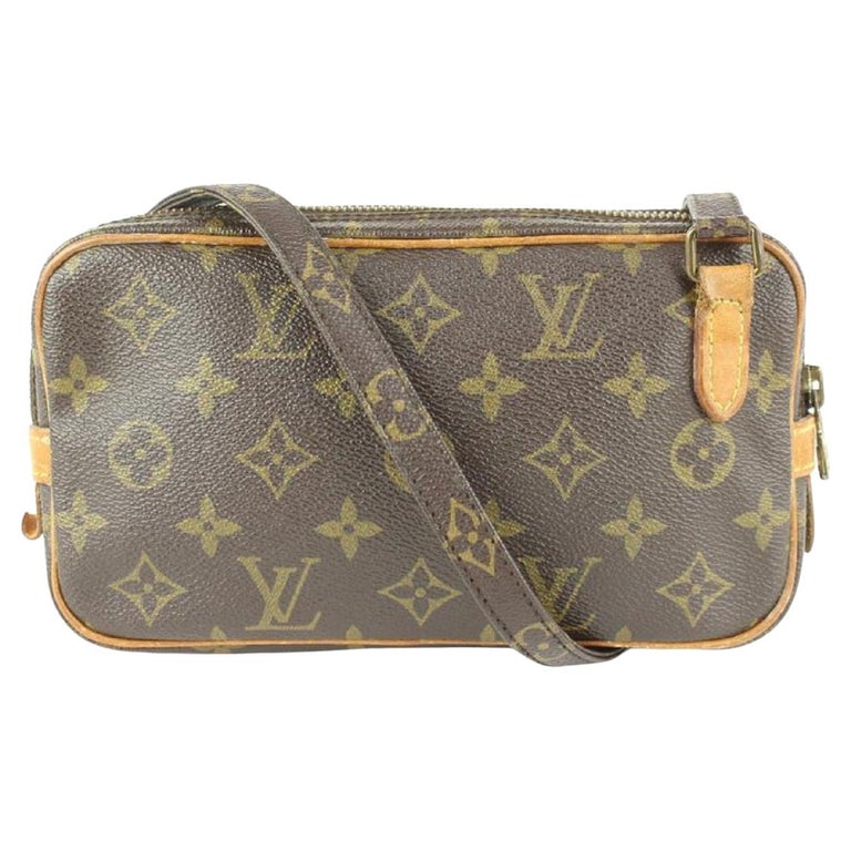 Louis Vuitton Damier Ebene Venus Santa Monica Camera Bag Crossbody 917lv23  For Sale at 1stDibs