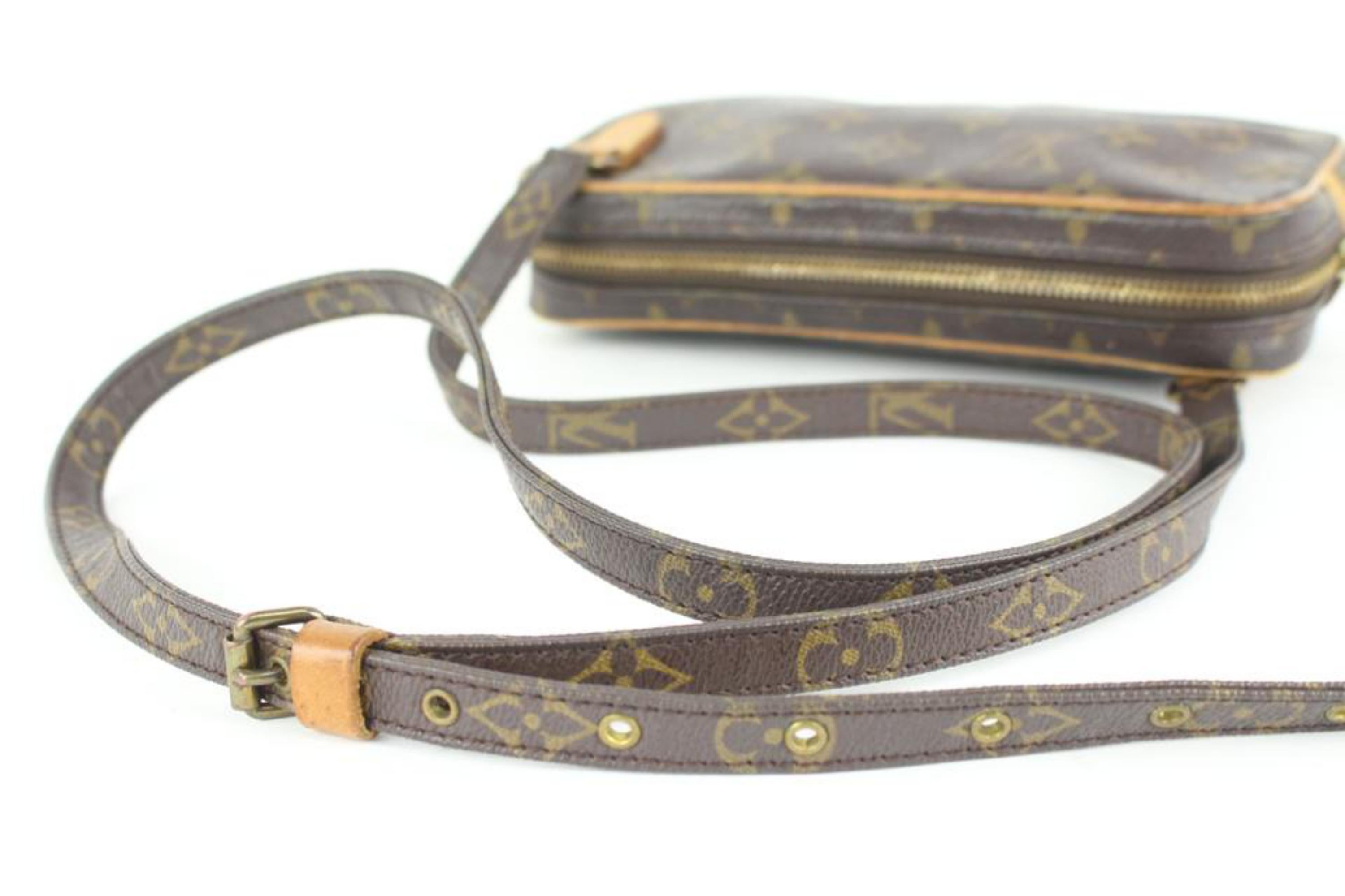 Louis Vuitton Monogram Pochette Marly Bandouliere Crossbody bag 107lv36 For Sale 6