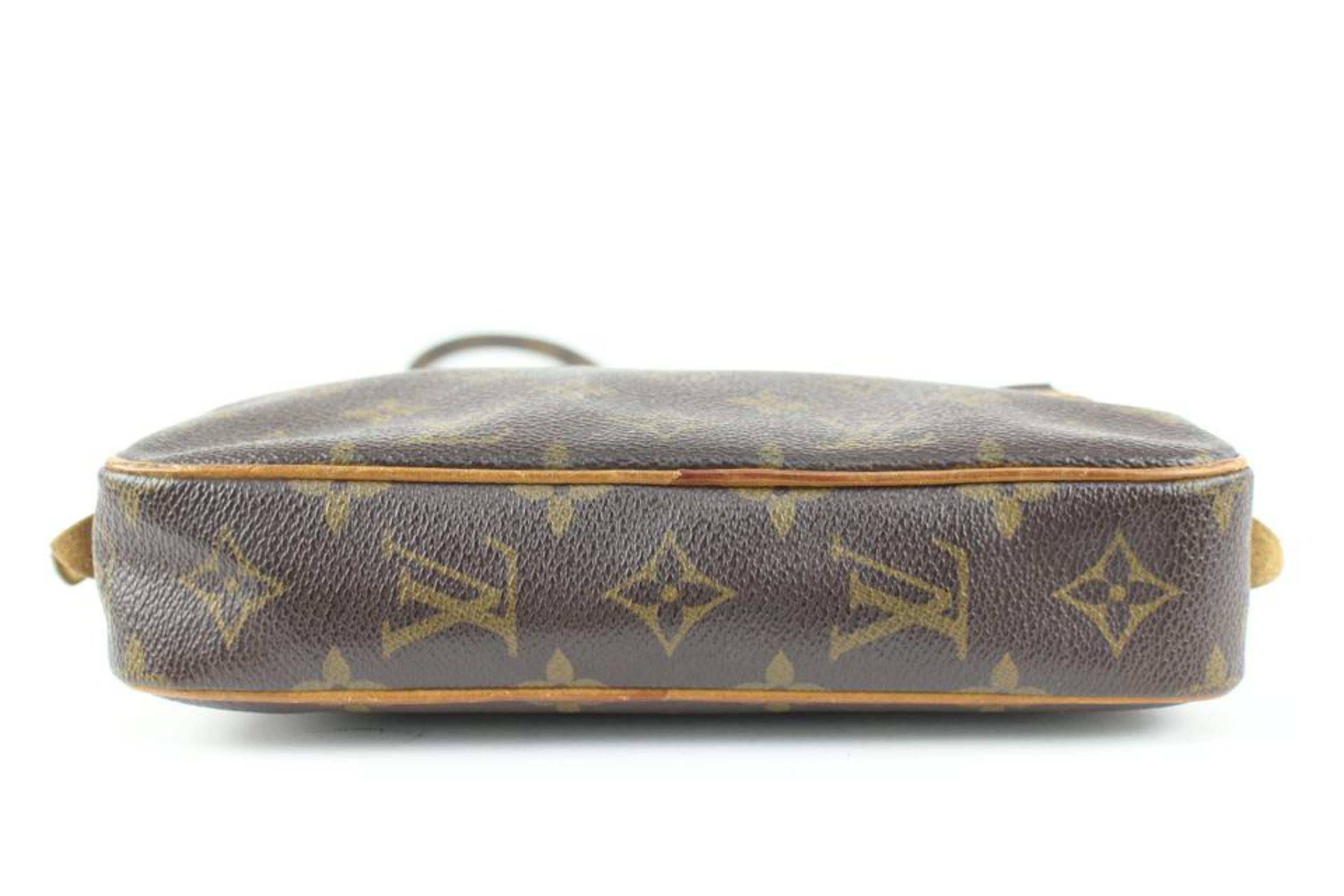 Louis Vuitton Monogram Pochette Marly Bandouliere Crossbody bag 107lv36 For Sale 3