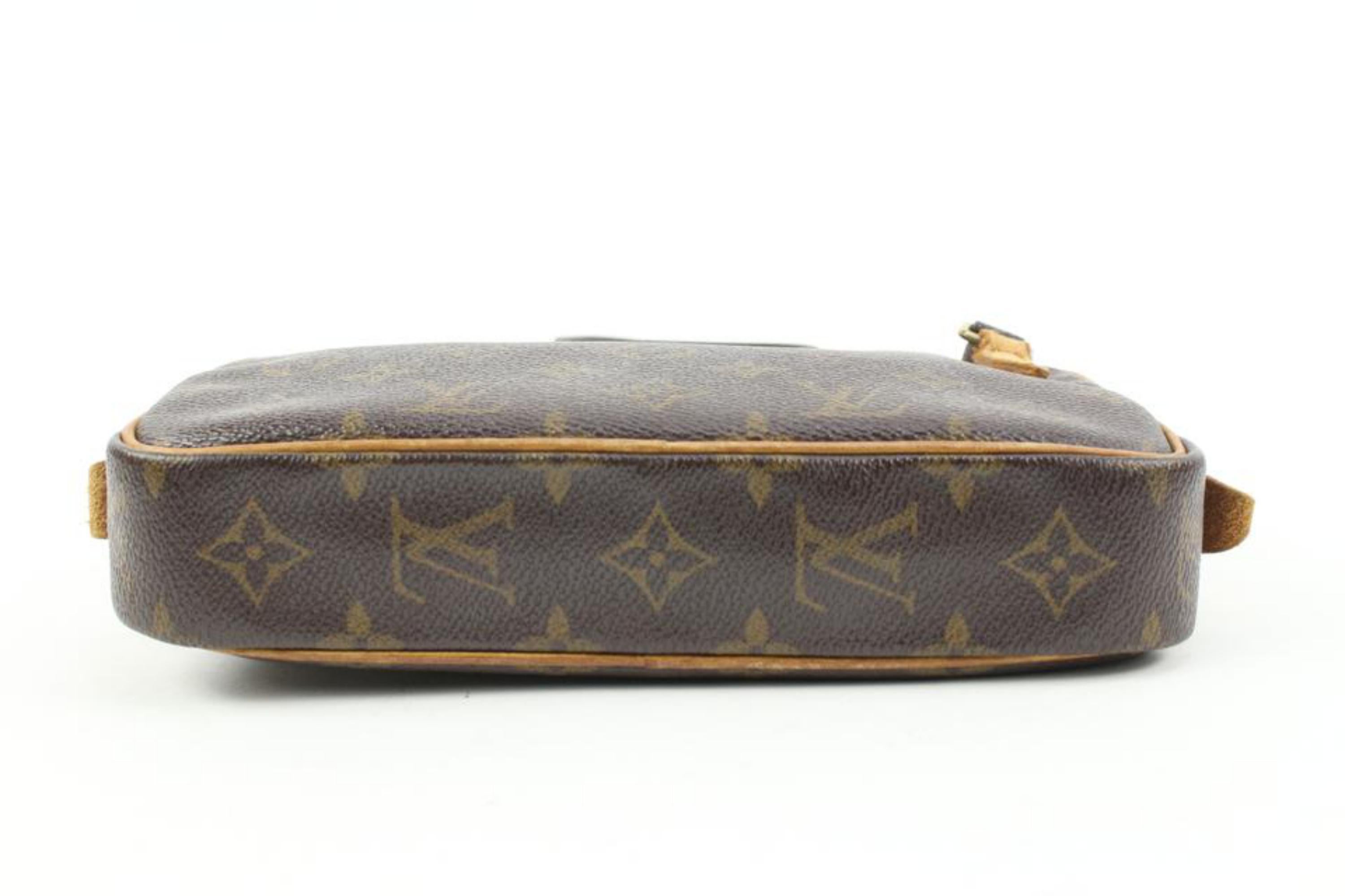 Women's Louis Vuitton Monogram Pochette Marly Bandouliere Crossbody Bag 121lv58 For Sale