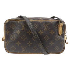 Used Louis Vuitton Monogram Pochette Marly Bandouliere Crossbody Bag 121lv58