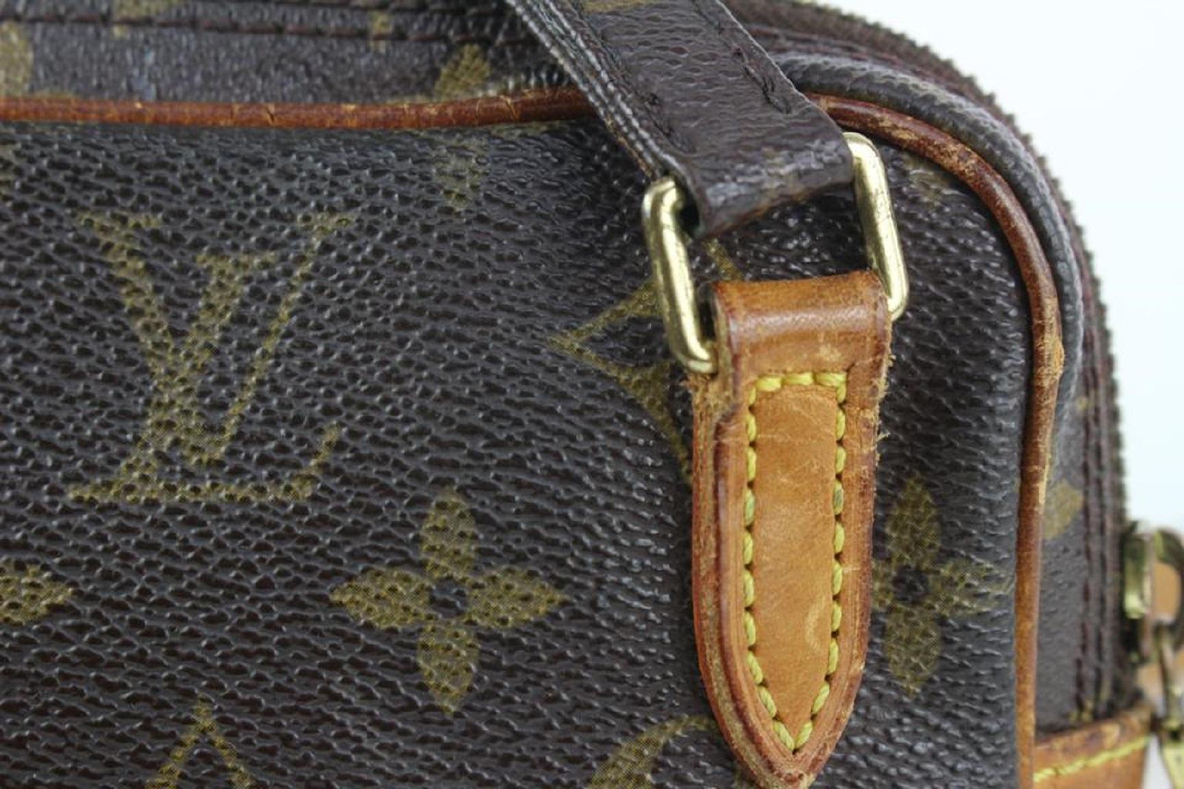 Louis Vuitton Monogram Pochette Marly Bandouliere Crossbody Bag 13LV929 For Sale 4