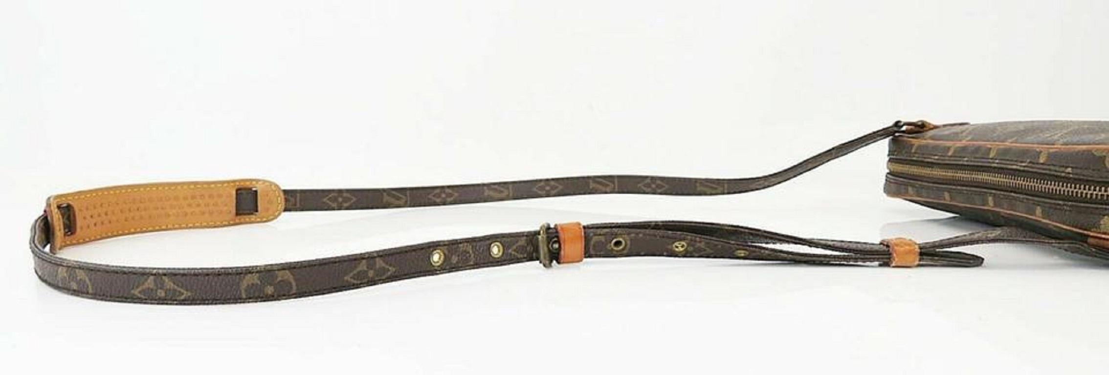 Gray Louis Vuitton Monogram Pochette Marly Bandouliere Crossbody Bag 863504