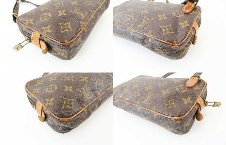 Louis Vuitton Vintage Brown Monogram Pochette Marly Bandouliere Canvas  Crossbody Bag, Best Price and Reviews