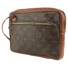 Louis Vuitton Monogram Pochette Marly Dragonne Wristlet Clutch Pouch 1216lv47