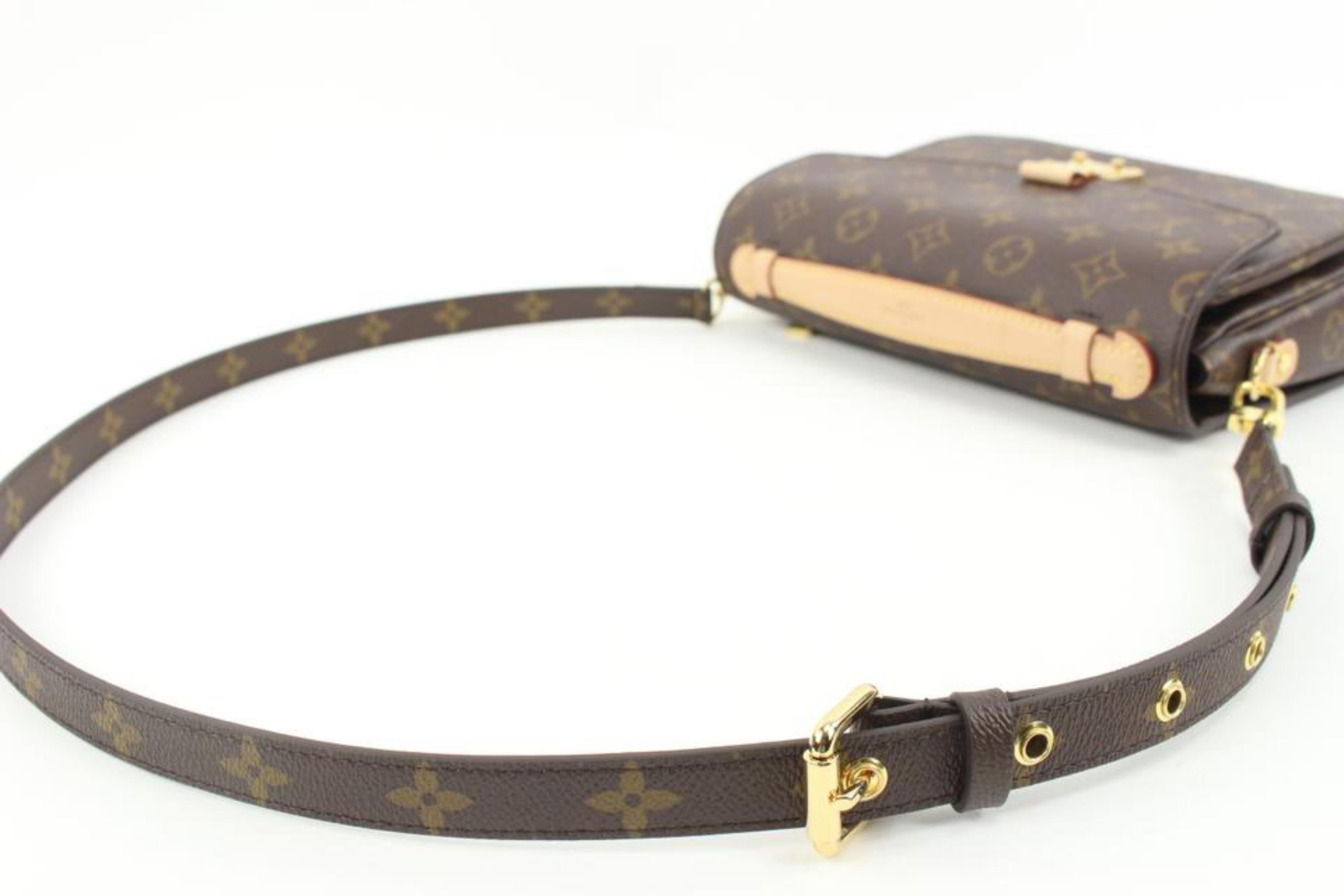 Black Louis Vuitton Monogram Pochette Metis Crossbody Bag 10lv222s