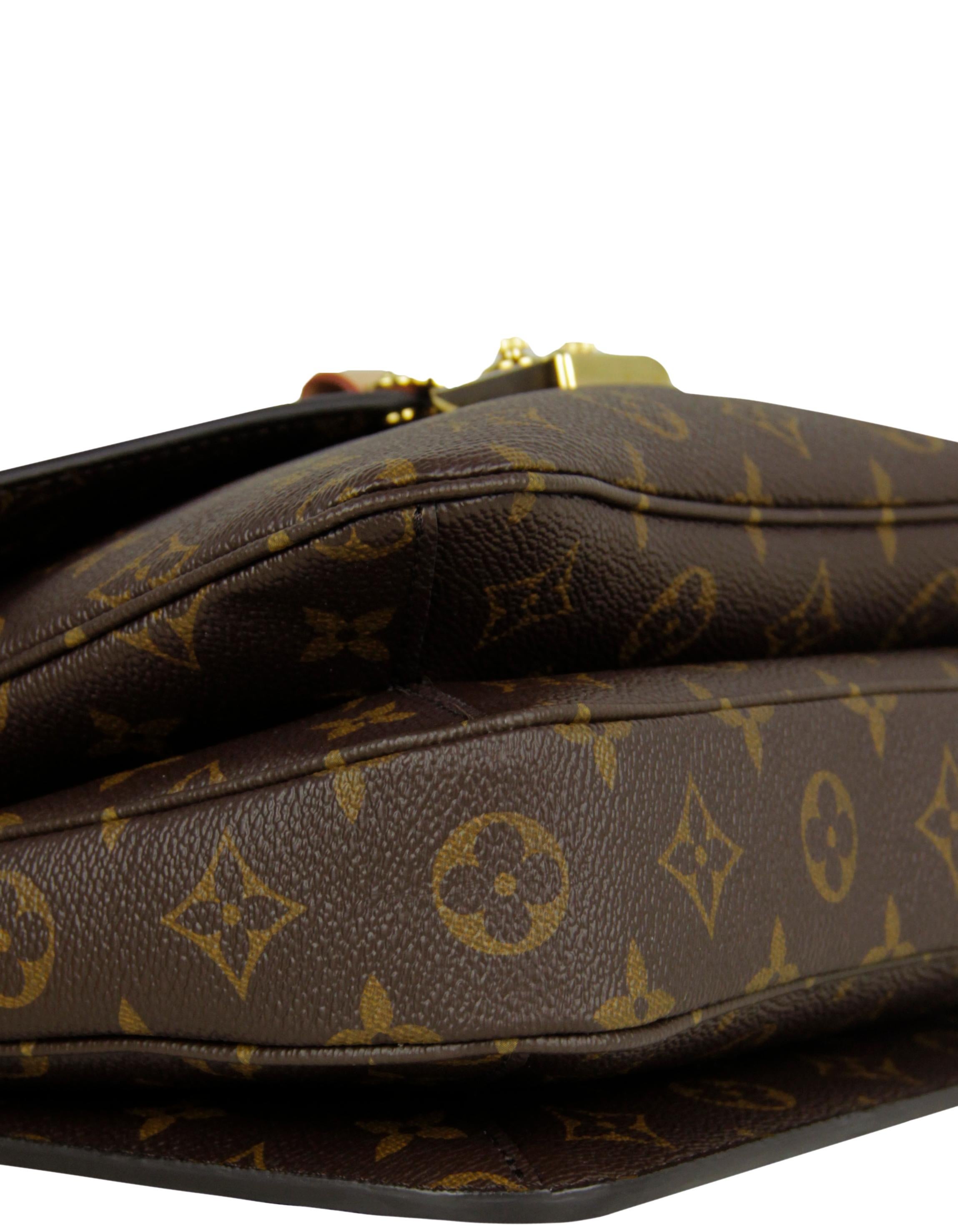 Black Louis Vuitton Monogram Pochette Metis Messenger Bag For Sale