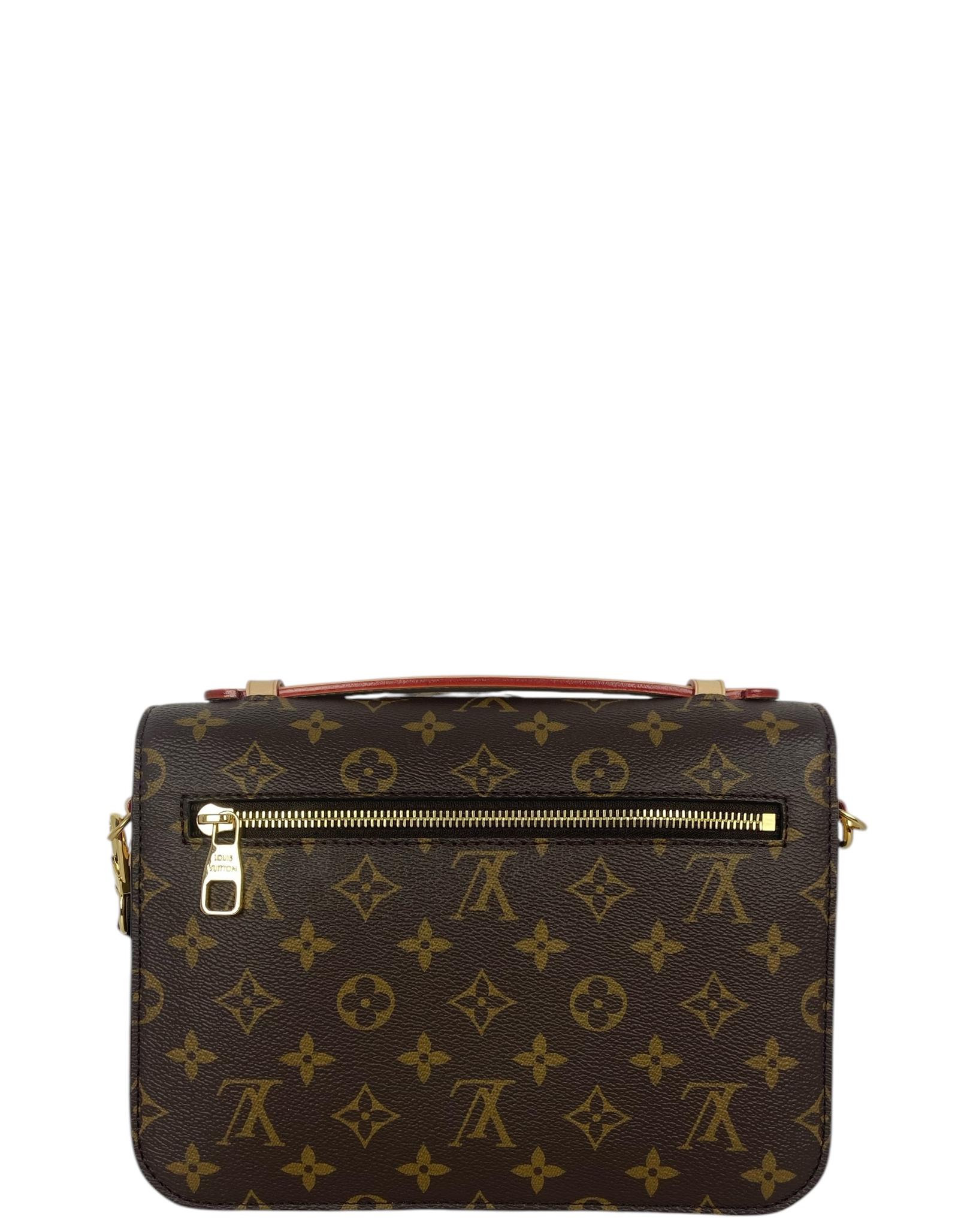 Black Louis Vuitton Monogram Pochette Metis Messenger Crossbody Bag For Sale