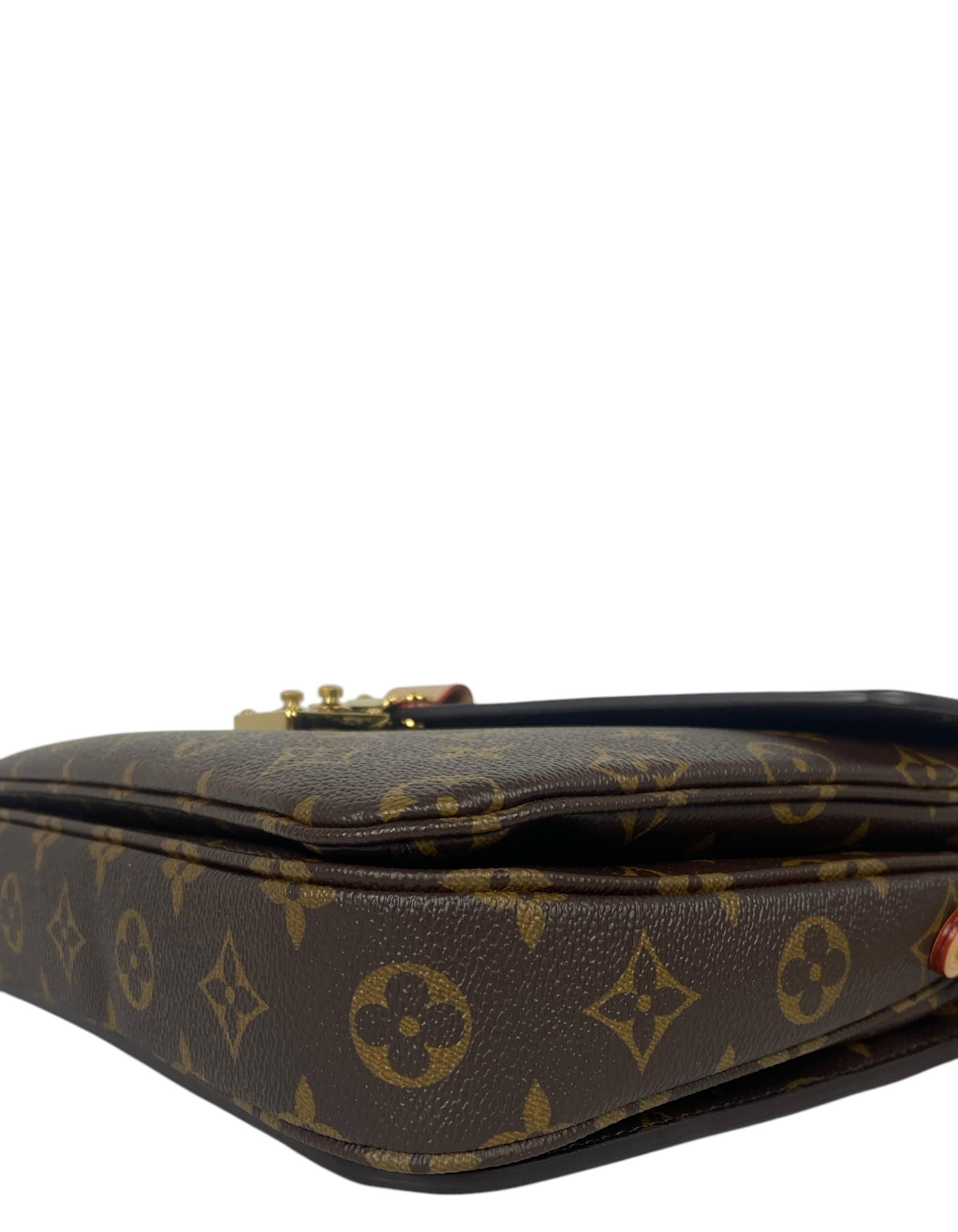 Women's Louis Vuitton Monogram Pochette Metis Messenger Crossbody Bag For Sale