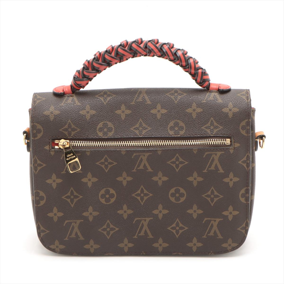 Nero Louis Vuitton Monogram Pochette Metis MM