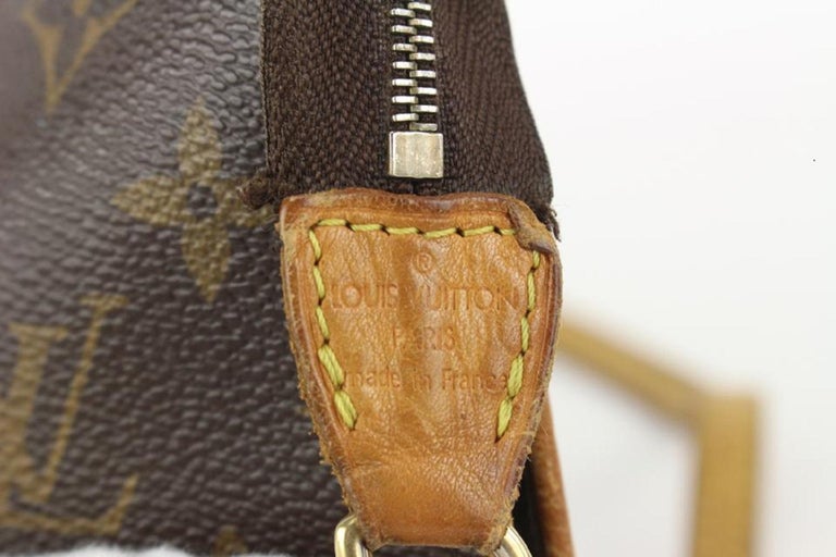 Félicie strap & go leather crossbody bag Louis Vuitton Brown in