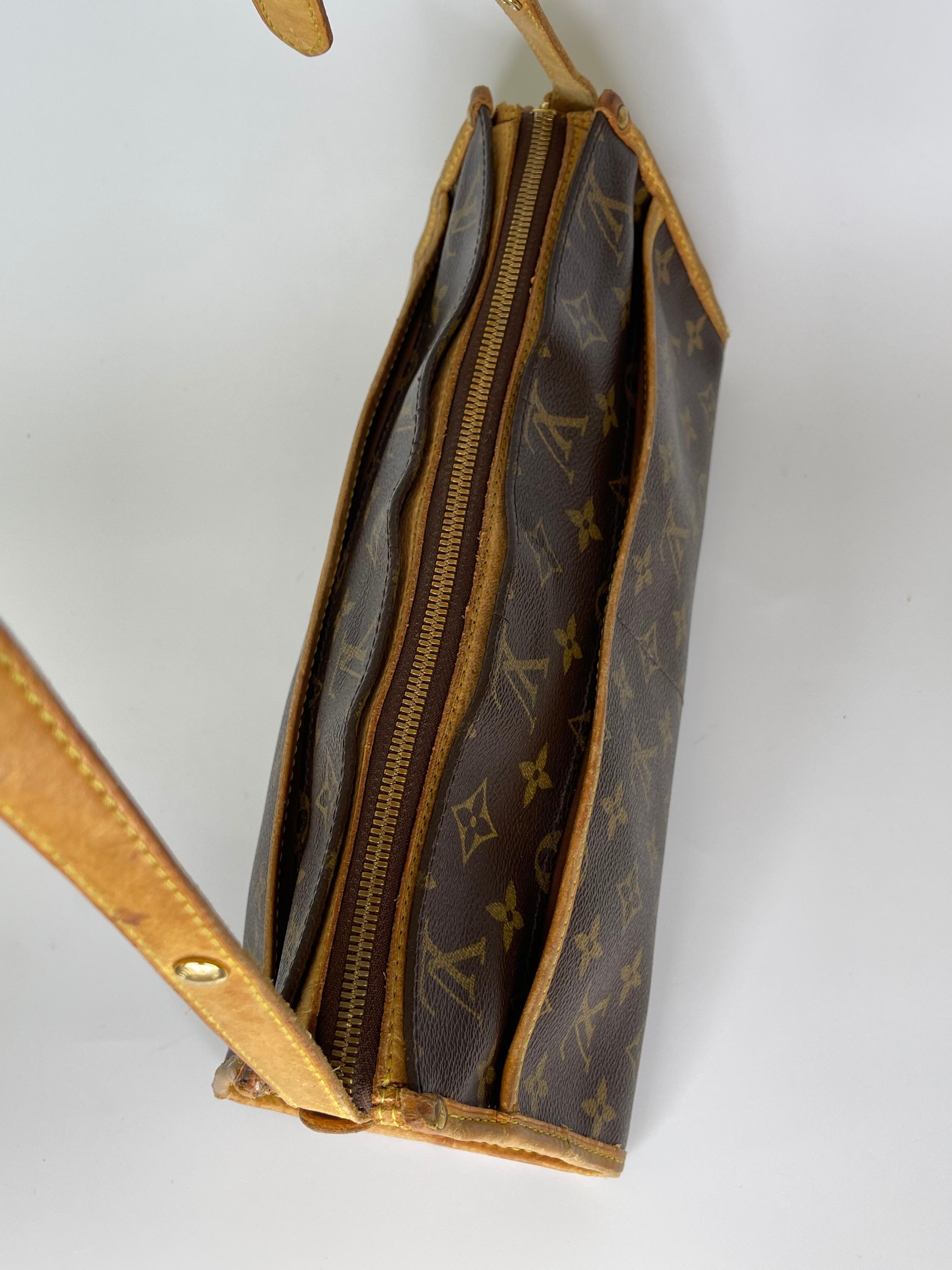Black Louis Vuitton Monogram Popincourt Crossbody Bag For Sale