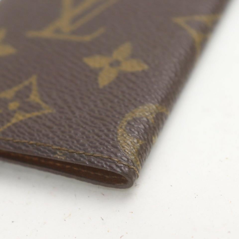 Women's Louis Vuitton Monogram Porte Carte Credit Pression Card Case Wallet Holder For Sale