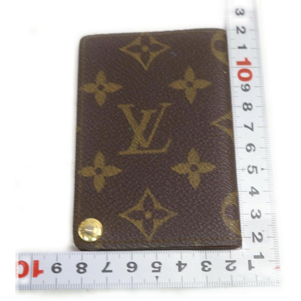 Louis Vuitton Monogram Porte Carte Credit Pression Card Case Wallet Holder For Sale 2