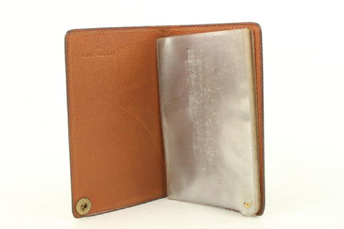 Gray Louis Vuitton Monogram Porte Cartes Billets Card Holer Wallet Case 512lvs68