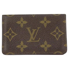 Vintage Louis Vuitton Monogram Porte Cartes Card Holder Wallet case 175lvs712
