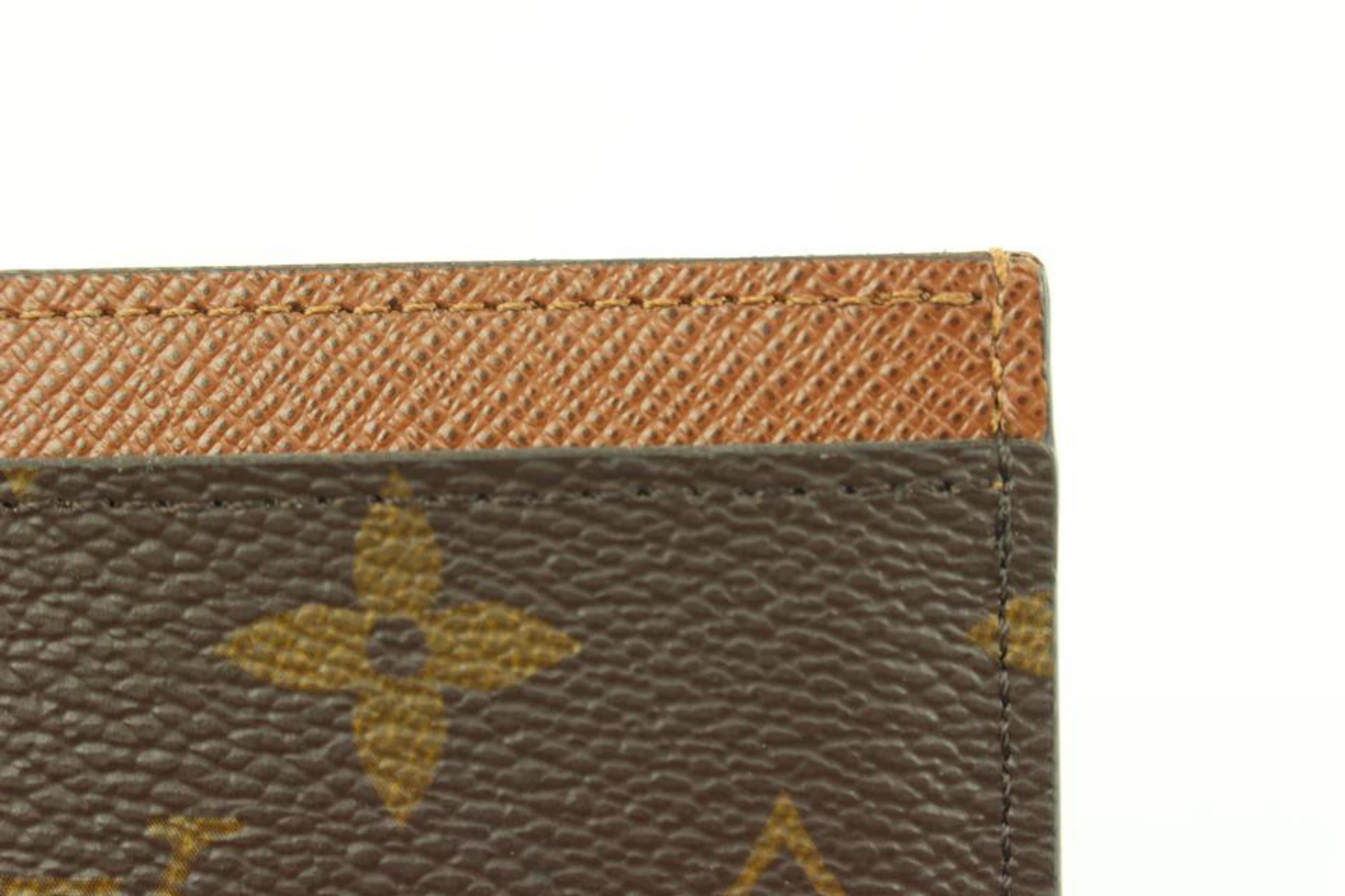 Louis Vuitton Monogram Porte Cartes Card Holder Wallet Case 53lk322s For Sale 4