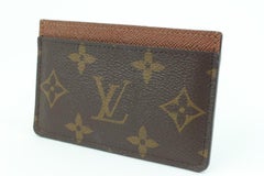Louis Vuitton Monogram Porte Cartes Card Holder Wallet Case 53lk322s