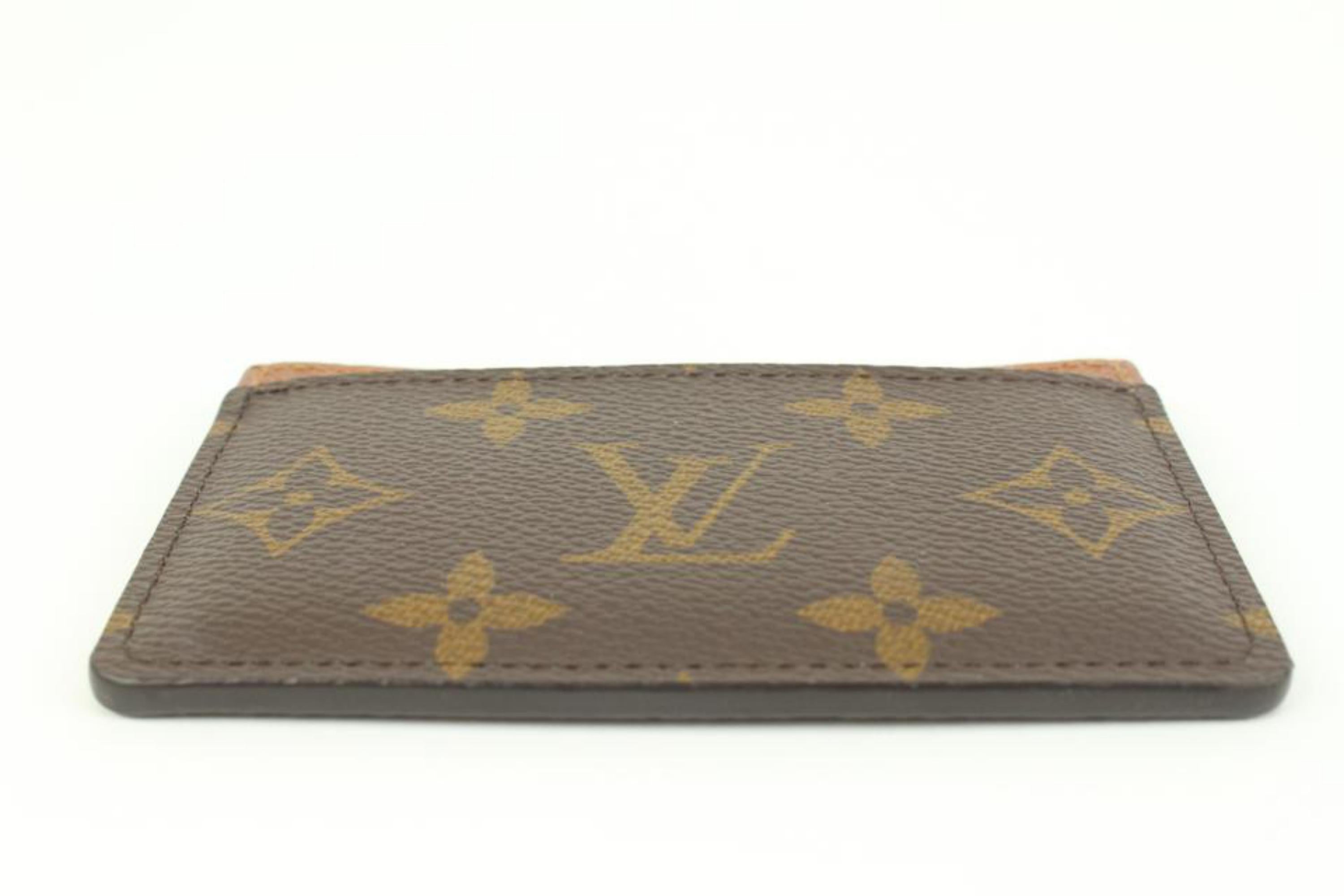 Louis Vuitton Monogram Porte Cartes Card Holder Wallet Case 53lk322s For Sale 1