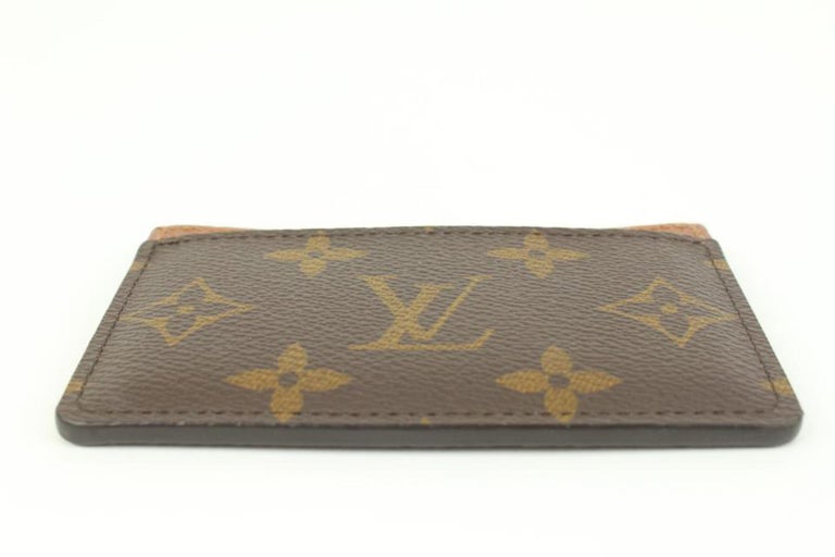Louis Vuitton Monogram Porte Cartes Card Holder Wallet Case 53lk322s For  Sale at 1stDibs
