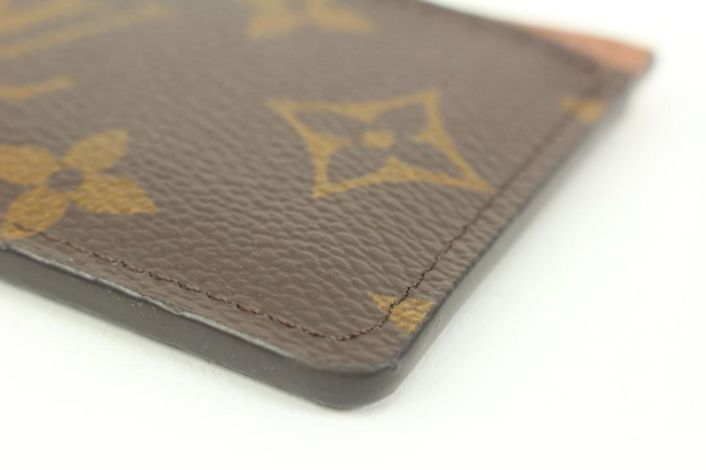 Louis Vuitton Monogram Porte Cartes Card Holder Wallet Case 53lk322s For Sale 2