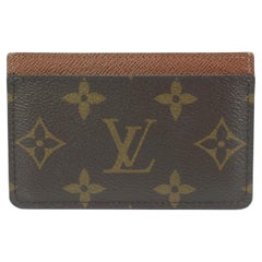 Louis Vuitton Monogram Porte Cartes Card Holder Wallet Case 53lk322s