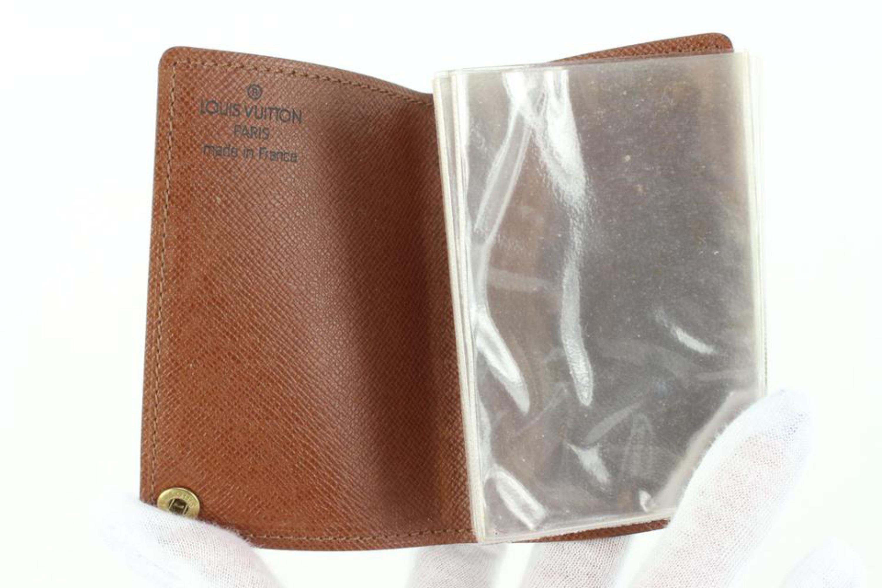 Louis Vuitton Monogram Porte Cartes Credit Pression Card Holder 78lz56s 3
