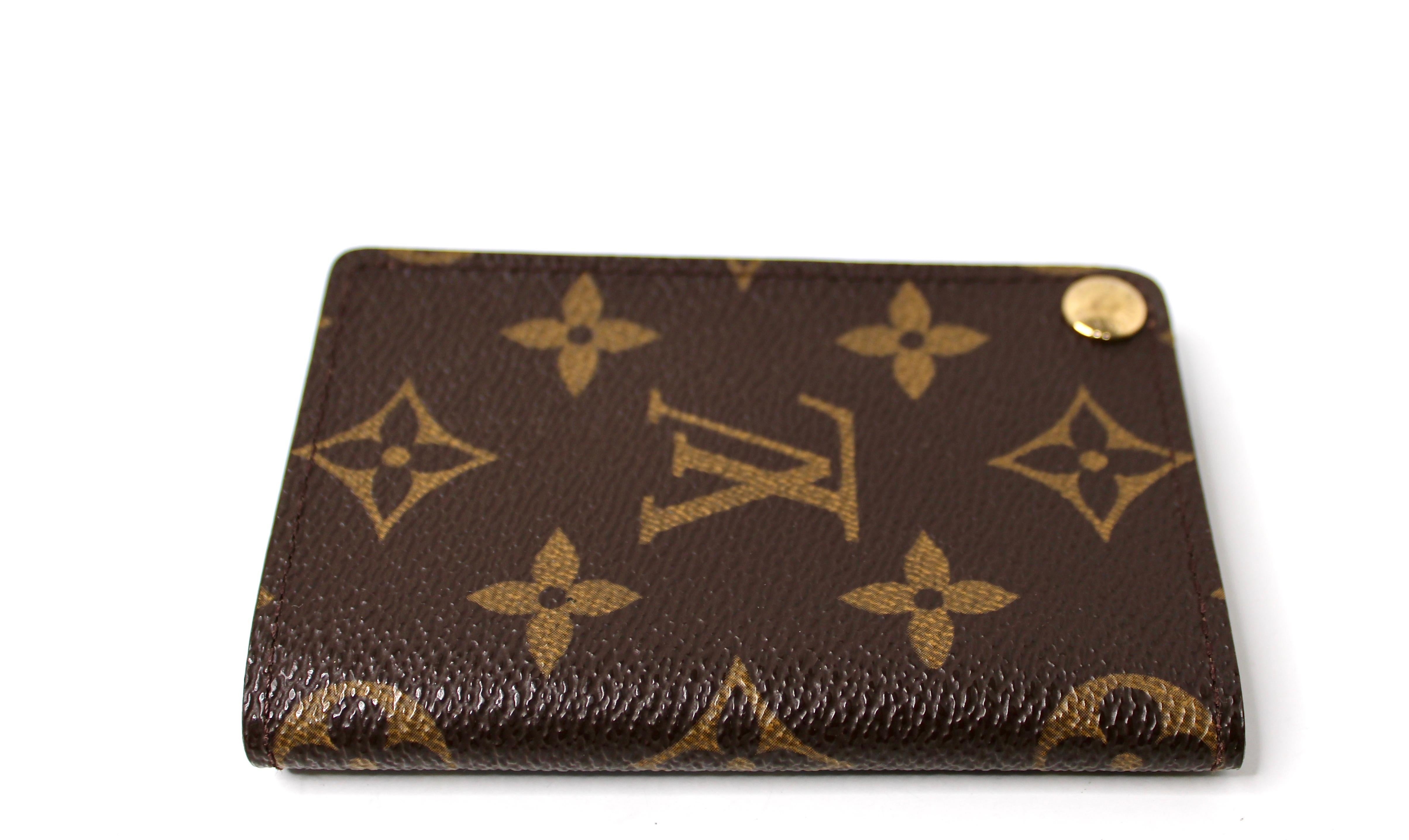 Donna Louis Vuitton Monogram Porte-Cartes Mini Card Case in vendita