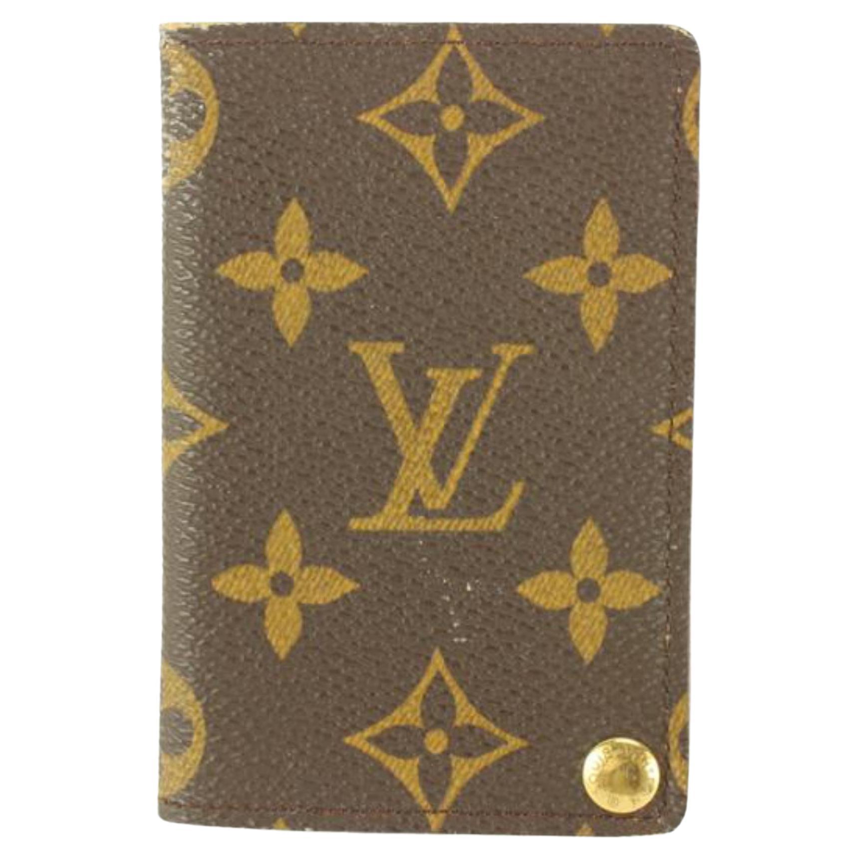 Louis Vuitton Monogram Porte Cartes Pression Card Case 6lz59s