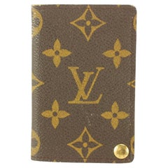 Louis Vuitton Monogram Porte Cartes Pression Card Case 6lz59s