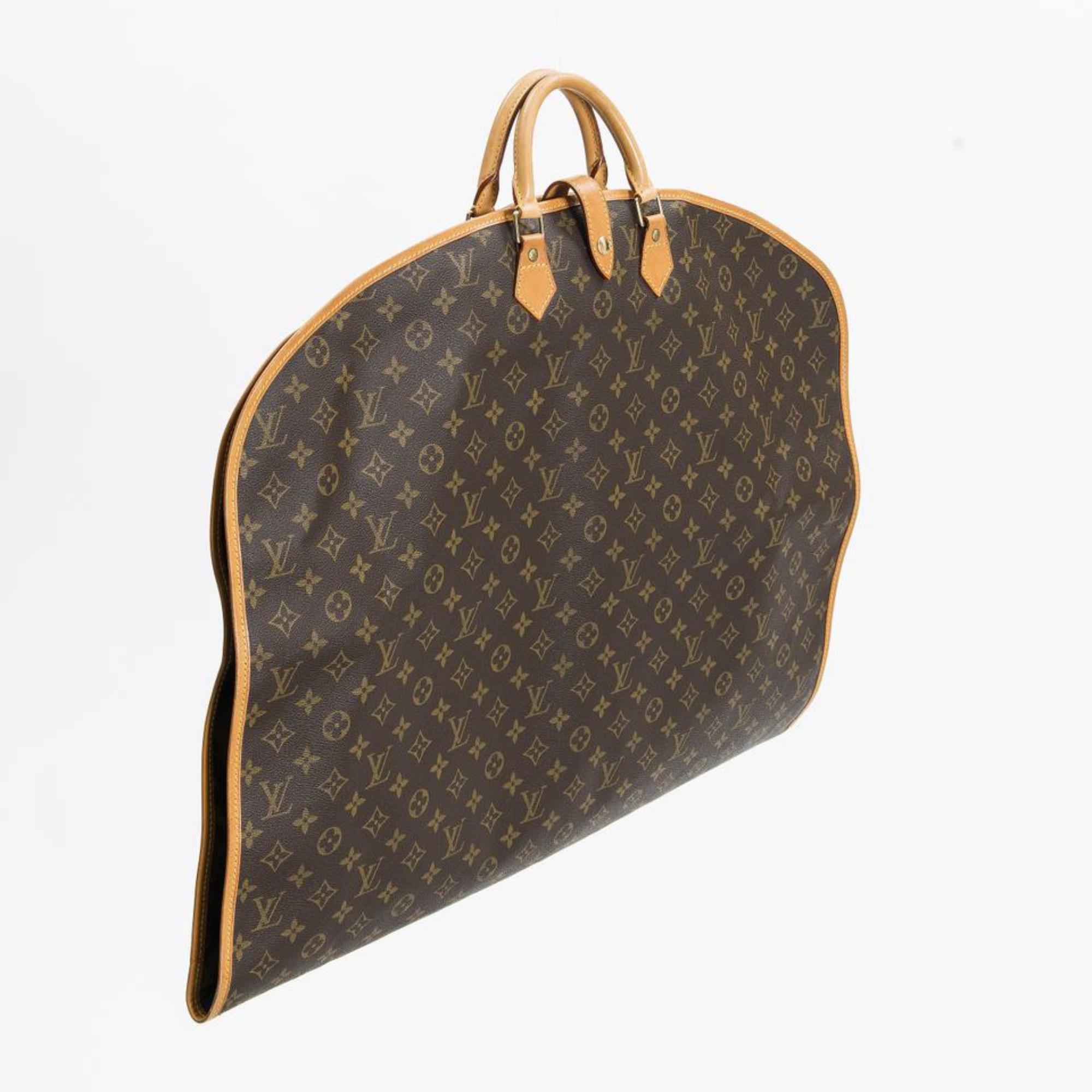 Louis Vuitton Monogram Porte Habits Housse Garment Carrier Cover Upcycle Ready 45lk6
Date Code/Serial Number: SP0994
Made In: France
Measurements: Length:  24.5