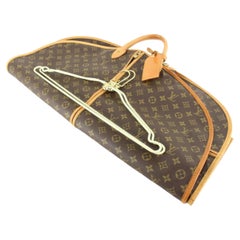 Louis Vuitton Monogram Canvas Garment Carrier Travel Suit Cover For Sale at  1stDibs