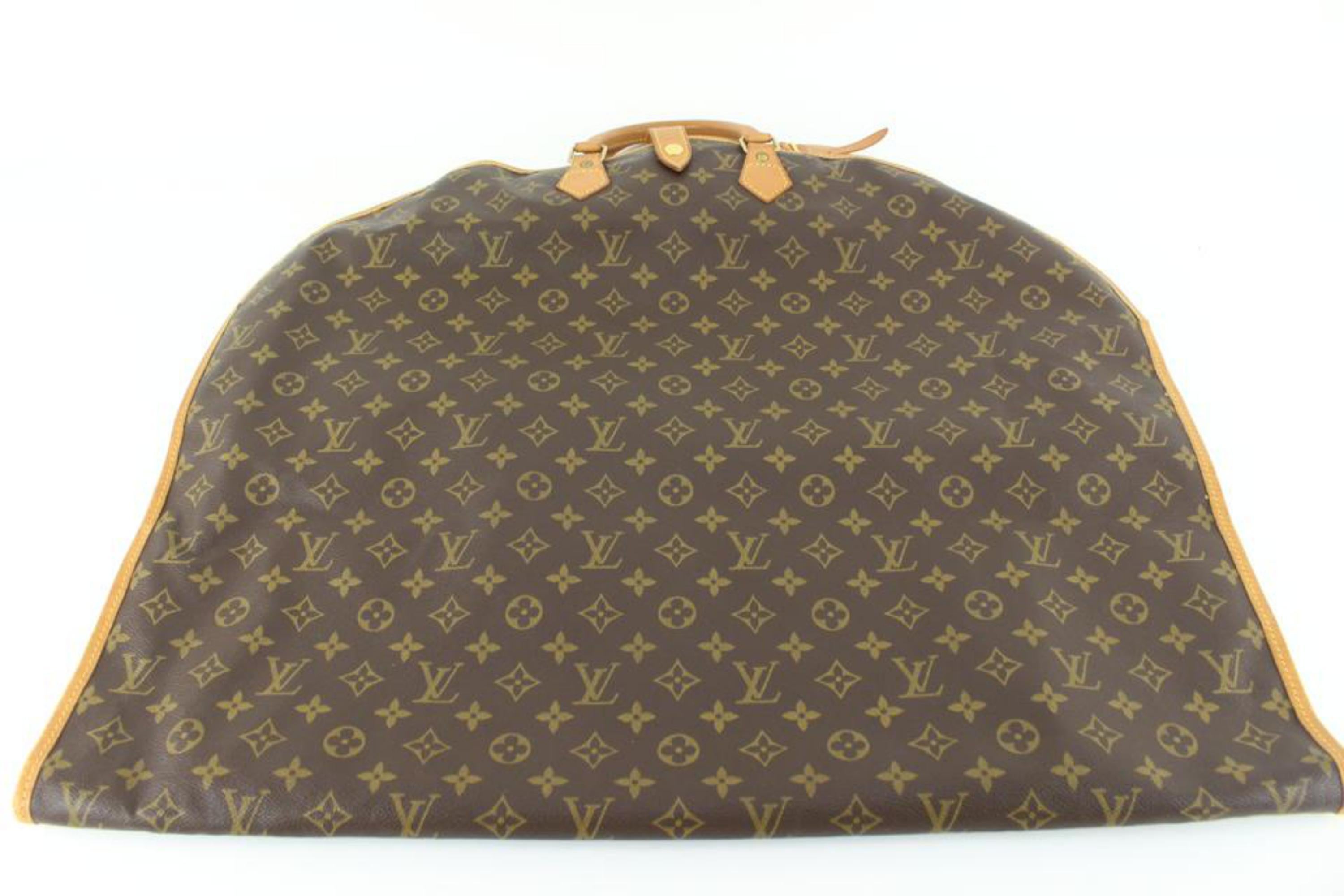 Louis Vuitton Monogram Porte Habits Housse Garment Cover 11lz823s In Good Condition In Dix hills, NY