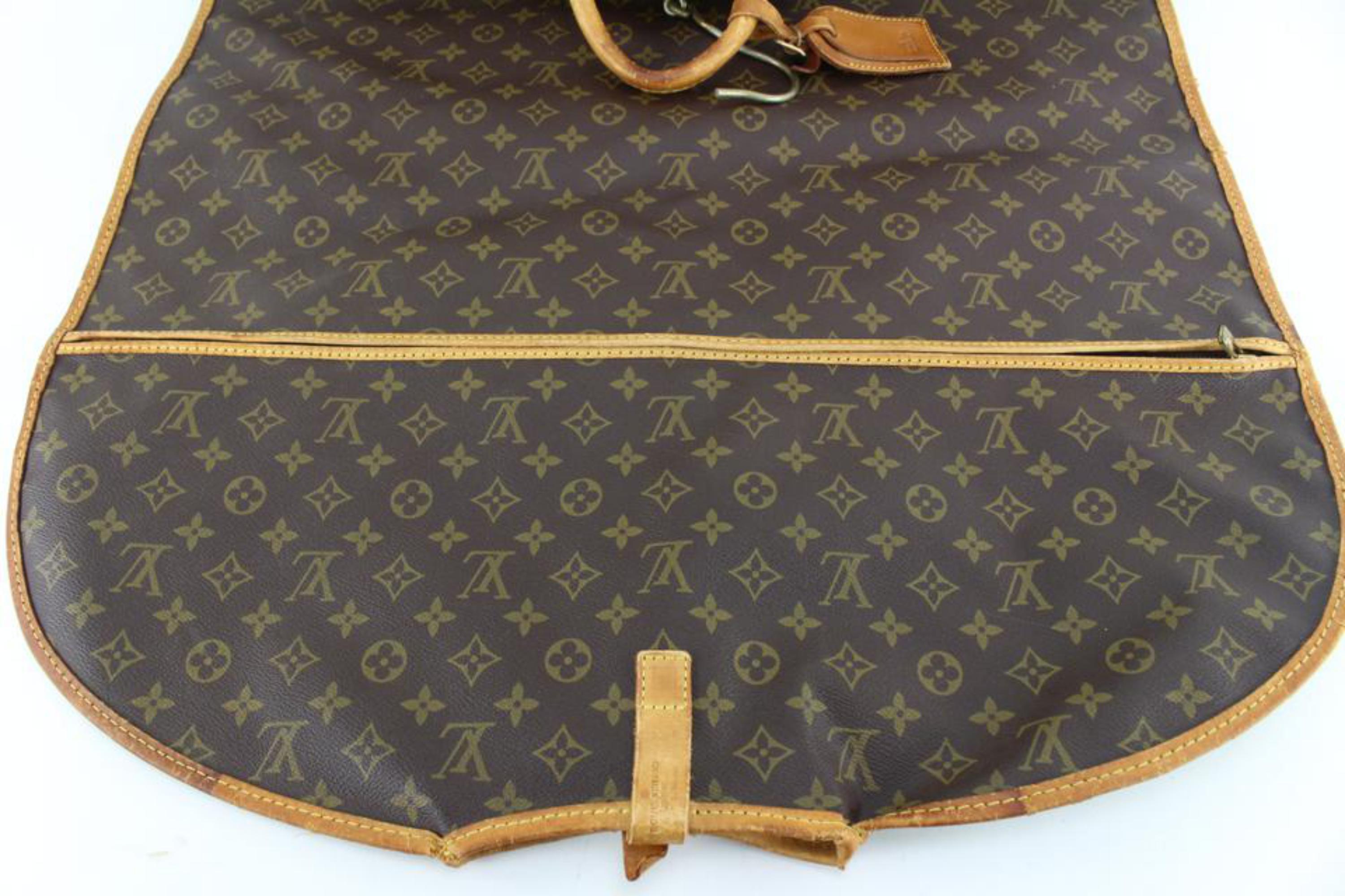 Louis Vuitton Monogram Porte Habits Housse Garment Cover Upcycle Ready 99lk711s For Sale 1