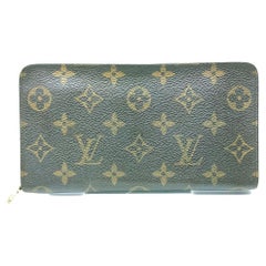 Louis Vuitton Monogram Porte Monnaie Zippy Wallet Zip Around 862903