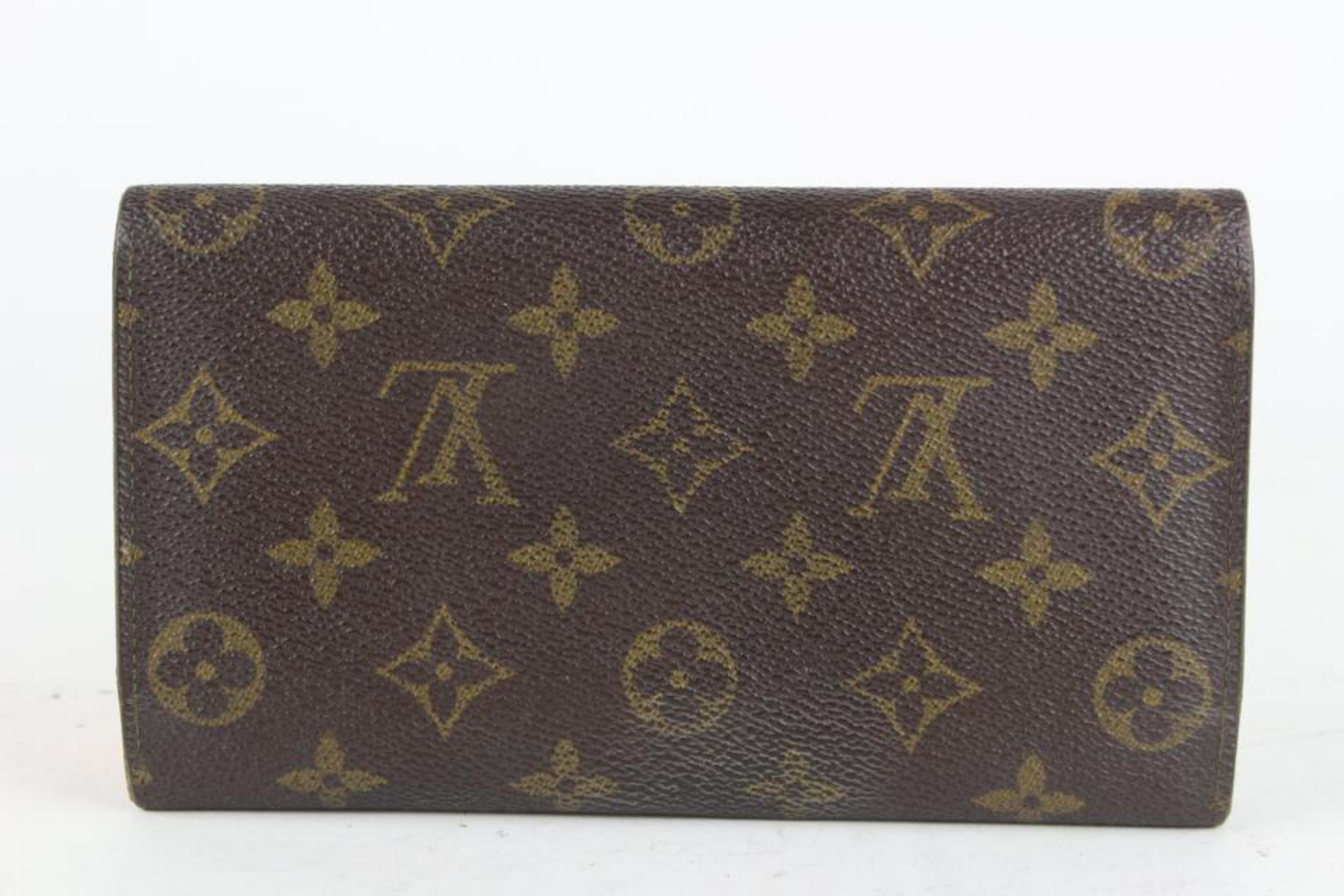 lv trifold long wallet