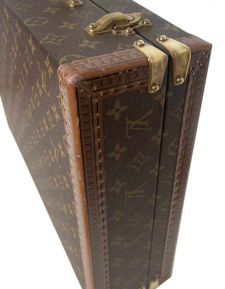 Louis Vuitton Monogram President Classeur Hard Briefcase Bag rt