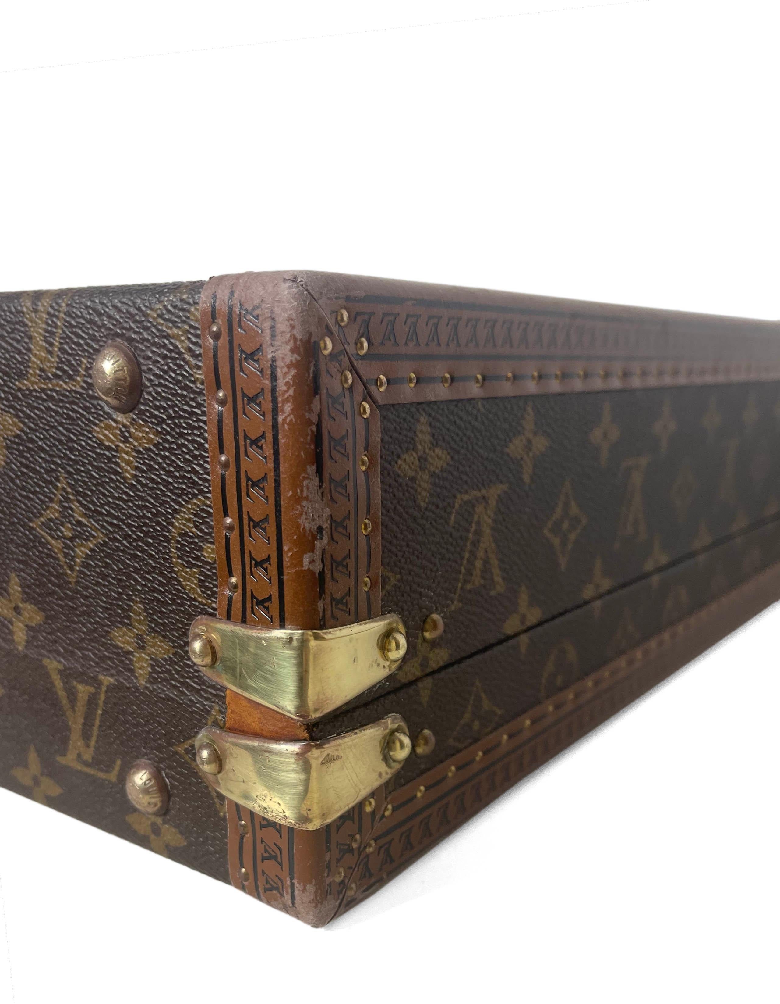 Louis Vuitton Monogram President Classeur Hard Briefcase Bag rt. $8, 650 In Good Condition In New York, NY