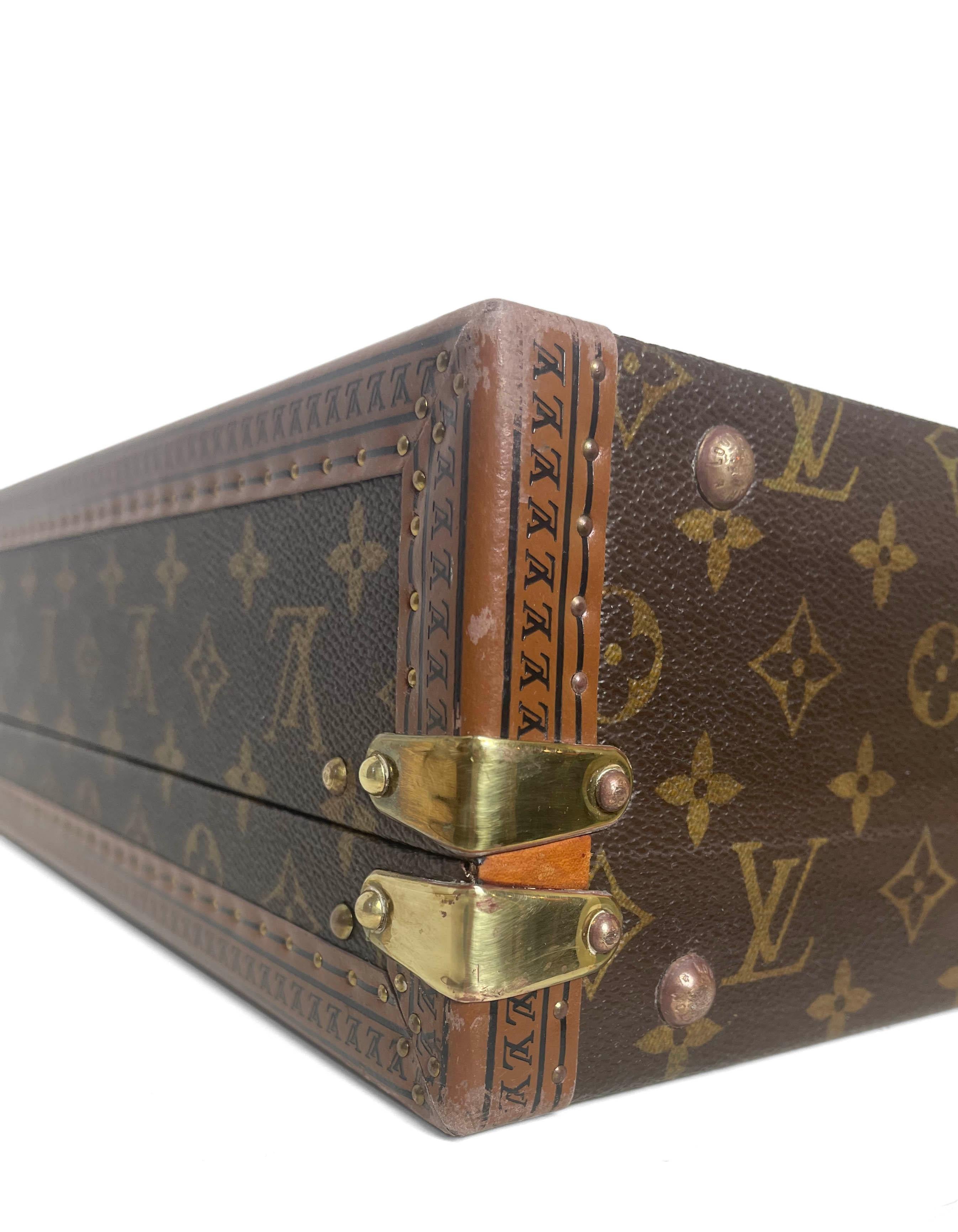 Women's or Men's Louis Vuitton Monogram President Classeur Hard Briefcase Bag rt. $8, 650