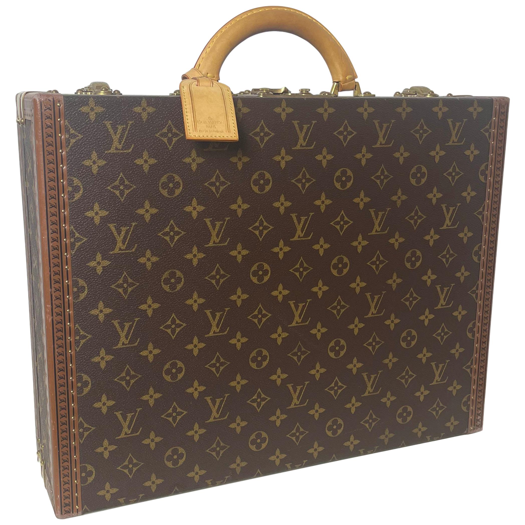 Louis Vuitton Monogram President Classeur Hard Briefcase Bag rt. $8, 650