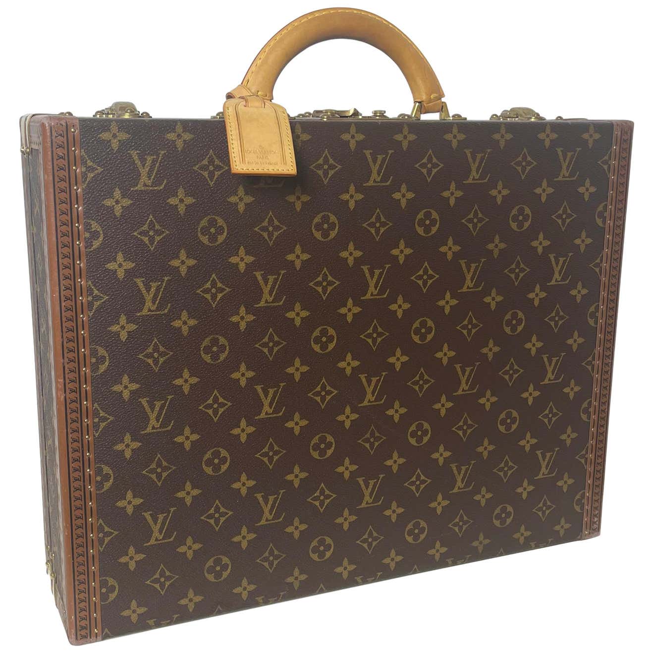 Louis Vuitton Monogram President Classeur Hard Briefcase Bag rt. $8,650 ...